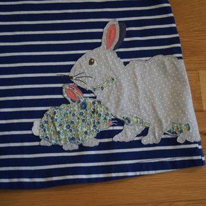 Mini Boden 2-3 year Dress Bunny Short Sleeve